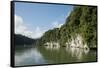 Guatemala, Izabal, Rio Dulce River. Gorge View of the Rio Dulce-Cindy Miller Hopkins-Framed Stretched Canvas