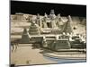 Guatemala, Plastic Model of Tikal Temples-null-Mounted Giclee Print