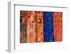 Guatemala, Santiago. Closeup of weavings in the market in the town of Santiago.-Julie Eggers-Framed Photographic Print