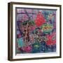 Guatemalan Artefacts, 2006 (Dyes on Silk)-Hilary Simon-Framed Giclee Print