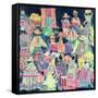 Guatemalan Market-Hilary Simon-Framed Stretched Canvas