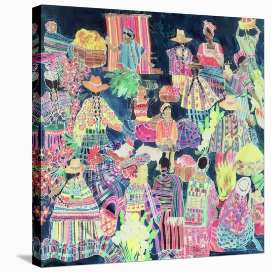 Guatemalan Market-Hilary Simon-Stretched Canvas