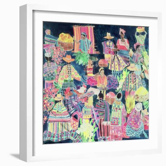 Guatemalan Market-Hilary Simon-Framed Giclee Print