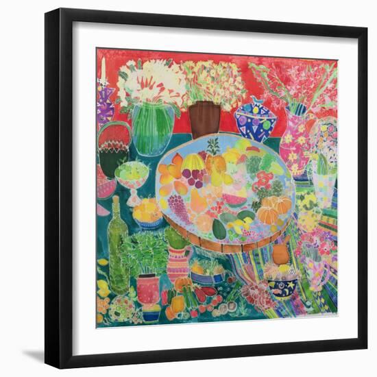 Guatemalan Table, 1995-Hilary Simon-Framed Giclee Print