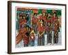 Guatemalen Girls, Solola, 2023 (Watercolour on Paper)-Hilary Simon-Framed Giclee Print