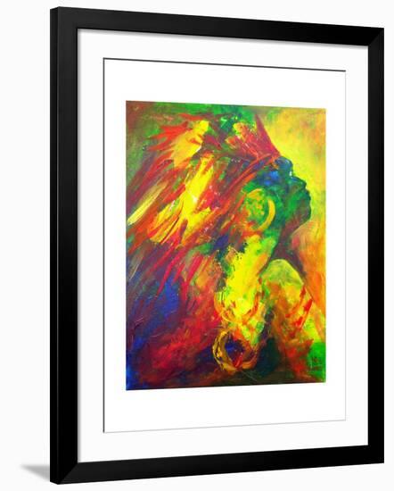 Guatiguana the Taino, 2011-Patricia Brintle-Framed Giclee Print