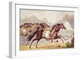 Guaycuru Indians on Horseback-JB Debret-Framed Giclee Print