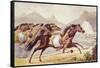 Guaycuru Indians on Horseback-JB Debret-Framed Stretched Canvas