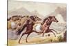 Guaycuru Indians on Horseback-JB Debret-Stretched Canvas