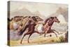 Guaycuru Indians on Horseback-JB Debret-Stretched Canvas