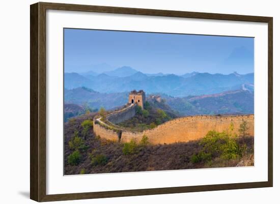 Gubeikou to Jinshanling Section of the Great Wall of China-Alan Copson-Framed Photographic Print