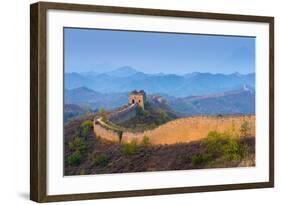 Gubeikou to Jinshanling Section of the Great Wall of China-Alan Copson-Framed Photographic Print