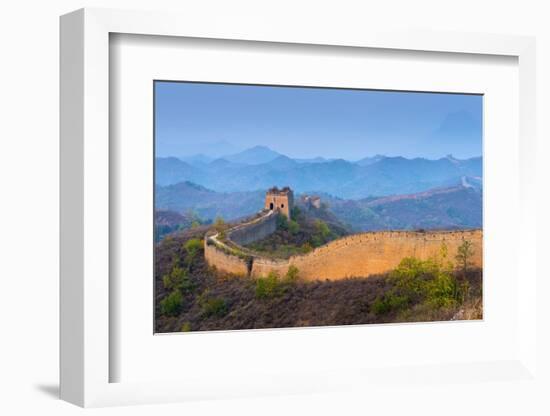 Gubeikou to Jinshanling Section of the Great Wall of China-Alan Copson-Framed Photographic Print