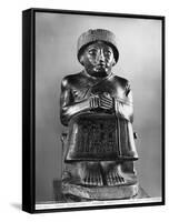 Gudea, Prince of Lagash, Dedicated to Ningizzada, Neo-Sumerian, Telloh, Ancient Girsu, c.2130 BC-Mesopotamian-Framed Stretched Canvas