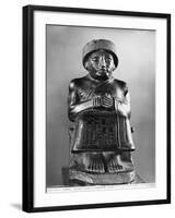 Gudea, Prince of Lagash, Dedicated to Ningizzada, Neo-Sumerian, Telloh, Ancient Girsu, c.2130 BC-Mesopotamian-Framed Giclee Print