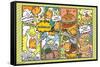 Gudetama - Food-Trends International-Framed Stretched Canvas