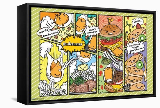 Gudetama - Food-Trends International-Framed Stretched Canvas