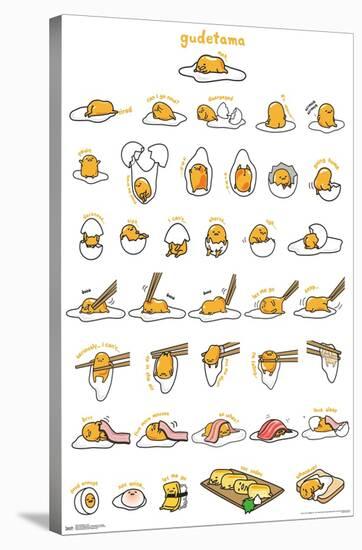 Gudetama - Grid-Trends International-Stretched Canvas