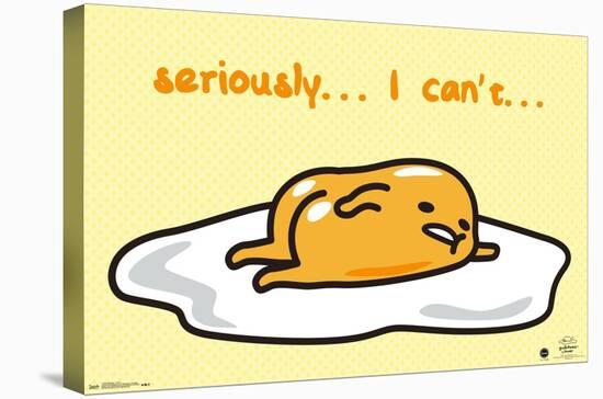 Gudetama - I Can't-Trends International-Stretched Canvas