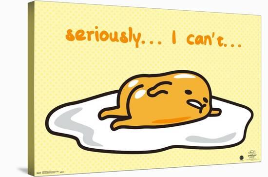 Gudetama - I Can't-Trends International-Stretched Canvas