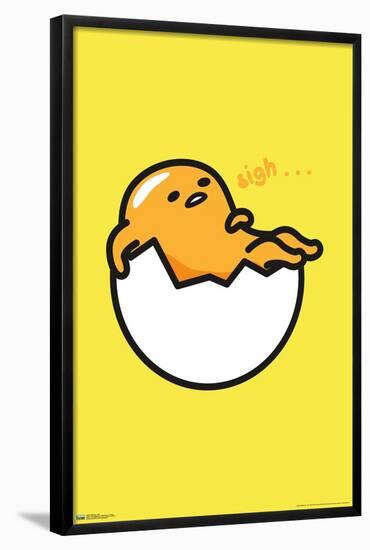 Gudetama - Sigh-Trends International-Framed Poster