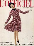 L'Officiel, March 1965 - Tailleur de Christian Dior Entopkapi Pure Laine Peignée de Raimon-Guégan-Art Print