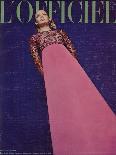 L'Officiel, March 1965 - Tailleur de Christian Dior Entopkapi Pure Laine Peignée de Raimon-Guégan-Art Print