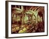 Guell Crypt with Its Tilted Column, Built by Antonio Gaudi-Antoni Gaudí-Framed Giclee Print