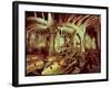 Guell Crypt with Its Tilted Column, Built by Antonio Gaudi-Antoni Gaudí-Framed Giclee Print