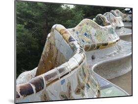 Guell Park (Parc Guell), UNESCO World Heritage Site, Barcelona, Catalunya (Catalonia), Spain-Nico Tondini-Mounted Photographic Print