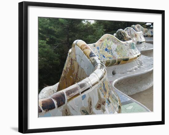 Guell Park (Parc Guell), UNESCO World Heritage Site, Barcelona, Catalunya (Catalonia), Spain-Nico Tondini-Framed Photographic Print