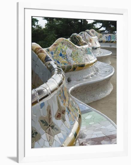 Guell Park (Parc Guell), UNESCO World Heritage Site, Barcelona, Catalunya (Catalonia), Spain-Nico Tondini-Framed Photographic Print