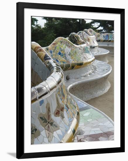 Guell Park (Parc Guell), UNESCO World Heritage Site, Barcelona, Catalunya (Catalonia), Spain-Nico Tondini-Framed Photographic Print