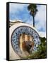 Guell Park (Parc Guell), UNESCO World Heritage Site, Barcelona, Catalunya (Catalonia), Spain-Nico Tondini-Framed Stretched Canvas