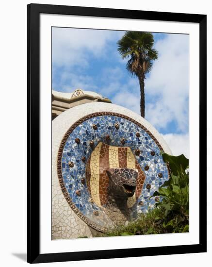 Guell Park (Parc Guell), UNESCO World Heritage Site, Barcelona, Catalunya (Catalonia), Spain-Nico Tondini-Framed Photographic Print