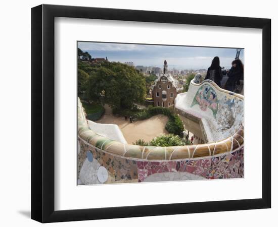 Guell Park (Parc Guell), UNESCO World Heritage Site, Barcelona, Catalunya (Catalonia), Spain-Nico Tondini-Framed Photographic Print