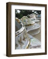 Guell Park (Parc Guell), UNESCO World Heritage Site, Barcelona, Catalunya (Catalonia), Spain-Nico Tondini-Framed Photographic Print