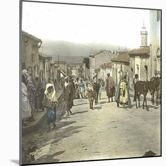 Guelma (Algeria), Announa's Street-Leon, Levy et Fils-Mounted Photographic Print