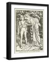 Guenevere Sends Her Page to Lancelot for Help-Henry Justice Ford-Framed Giclee Print