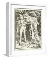 Guenevere Sends Her Page to Lancelot for Help-Henry Justice Ford-Framed Giclee Print