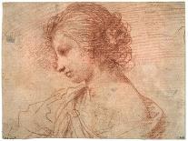 Study for the Head of the Prophet Haggai-Guercino-Giclee Print