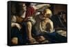 Guercino / 'Saint Peter Freed by an Angel', ca. 1622, Italian School, Oil on canvas, 105 cm x 1...-GUERCINO-Framed Stretched Canvas