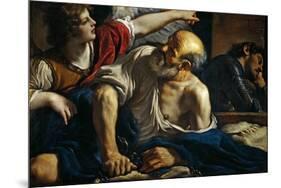 Guercino / 'Saint Peter Freed by an Angel', ca. 1622, Italian School, Oil on canvas, 105 cm x 1...-GUERCINO-Mounted Poster