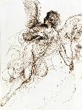 'Study of an Angel', c1611-1666. Artist: Guercino-Guercino-Giclee Print