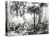 Guerillas, Engraved by Victor Adam-Johann Moritz Rugendas-Stretched Canvas