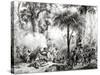 Guerillas, Engraved by Victor Adam-Johann Moritz Rugendas-Stretched Canvas