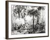 Guerillas, Engraved by Victor Adam-Johann Moritz Rugendas-Framed Giclee Print