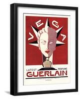 Guerlain, Guerlain Vega Art Deco Womens, UK, 1940-null-Framed Giclee Print