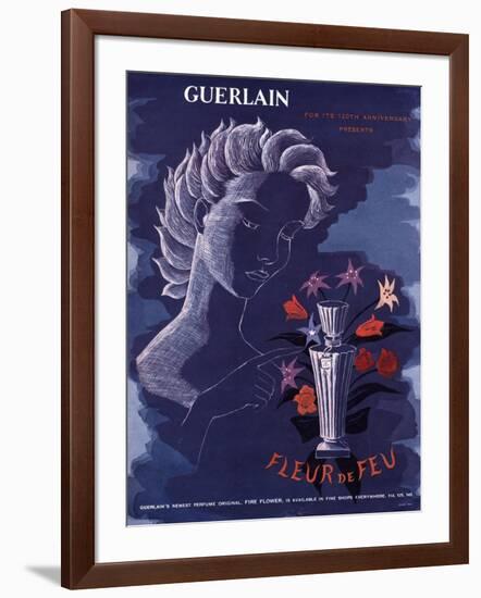 Guerlain, Guerlain Womens, USA, 1940-null-Framed Giclee Print