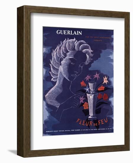 Guerlain, Guerlain Womens, USA, 1940-null-Framed Giclee Print